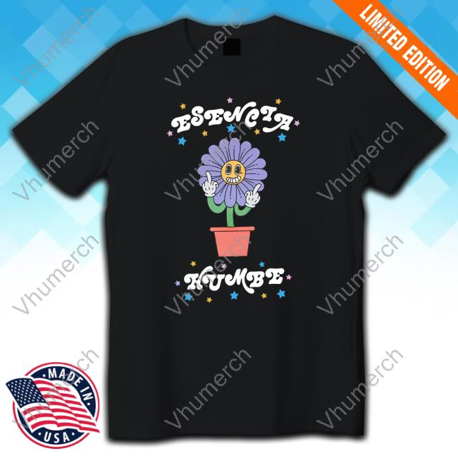 New Esencia Flower Pot Black T-Shirt