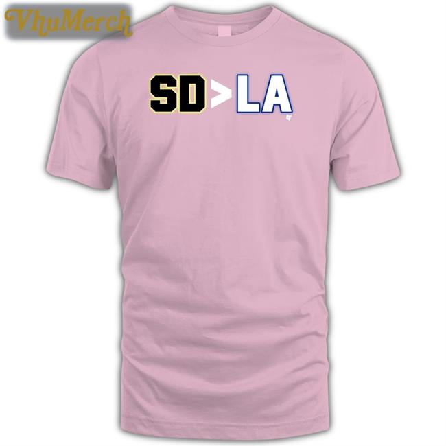 Sd > La Tee Shirt San Diego Los Angeles