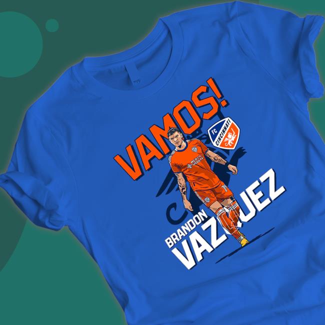 Brandon Vazquez #19 Fc Cincinnati Vamos Logo 2023 Sweatshirt