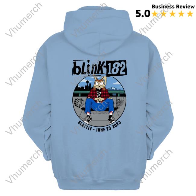 Blink 182 Merch World Tour Seattle June 25 2023 Tee Shirt Blink 182 Seattle June 25 2023 Shirt