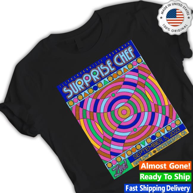 Official Surprise Chef Harlow’S Sep 05 2023 Sacramento Ca t-shirt, hoodie, tank top, sweater and long sleeve t-shirt Official Surprise Chef Harlow’S Sep 05 2023 Sacramento Ca Sweatshirt