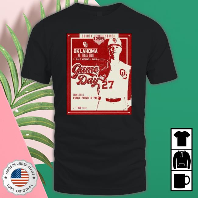 Boomer Sooner Oklahoma Vs Texas Tech L.Dale Mitchell Park Game Day shirt Boomer Sooner Oklahoma Vs Texas Tech L.Dale Mitchell Park Game Day Shirt