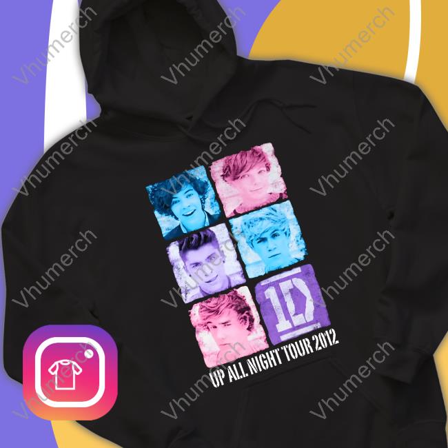 Harry Wearing One Direction Up All Night 2012 Concert Tour Hoodie