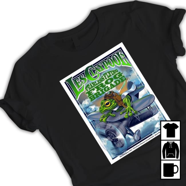 Les Claypool’S Fearless Flying Frog Brigade 2023 Poster shirt