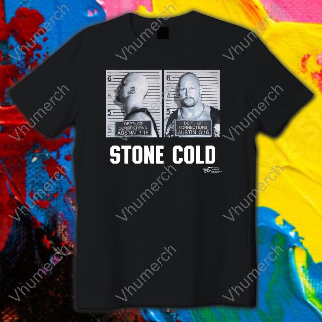 Stone Cold Dept. Of Corrections Mugshot Shirt