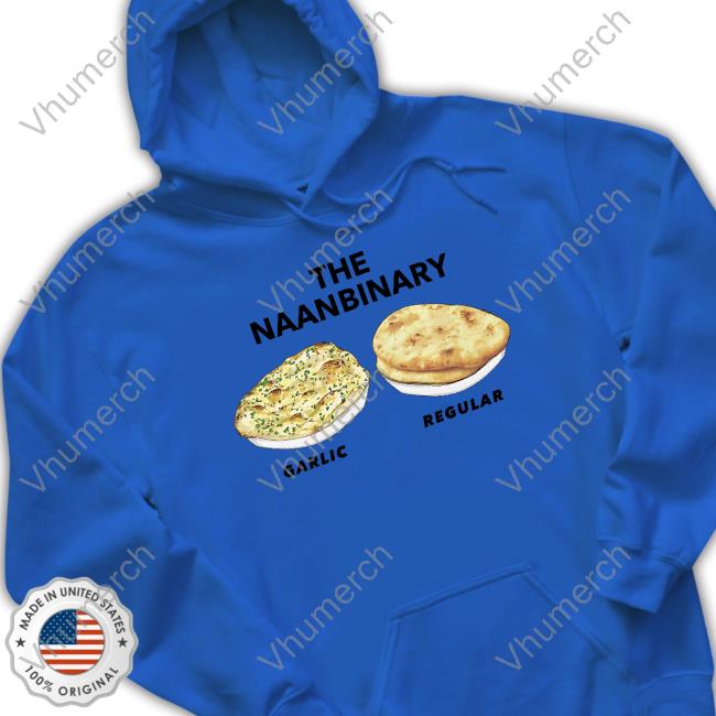 The Good Shirts Store The Naanbinary Garlic Regular Hoodie