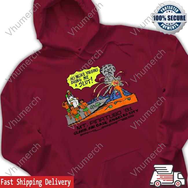 Mt. Pinatubo 91 Clark Air Base Angeles City Tee Shirt