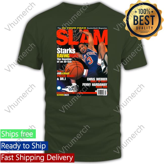 Jalen Brunson Wearing Slam Cover John Starks Sweatshirt Jalen Brunson Wearing Slam Cover John Starks Hooded Sweatshirt