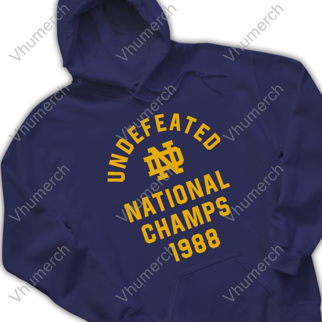 Notre Dame 1988 Undefeated National Champs Long Sleeve Tee