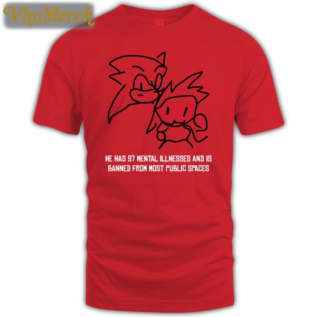 GamesCage - Hype Guy He Has 97 Mental Illnesses And Is Banned From Most Public Spaces Hoodied Sweatshirt GamesCage - Hype Guy He Has 97 Mental Illnesses And Is Banned From Most Public Spaces Long Sleeve Tee Shirt