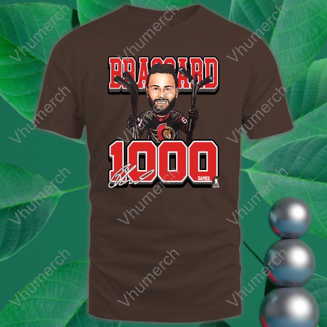 Derick Brassard 1000 Games Hoodie Sweatshirt Gosensgo Derick Brassard 1000 Games Tee