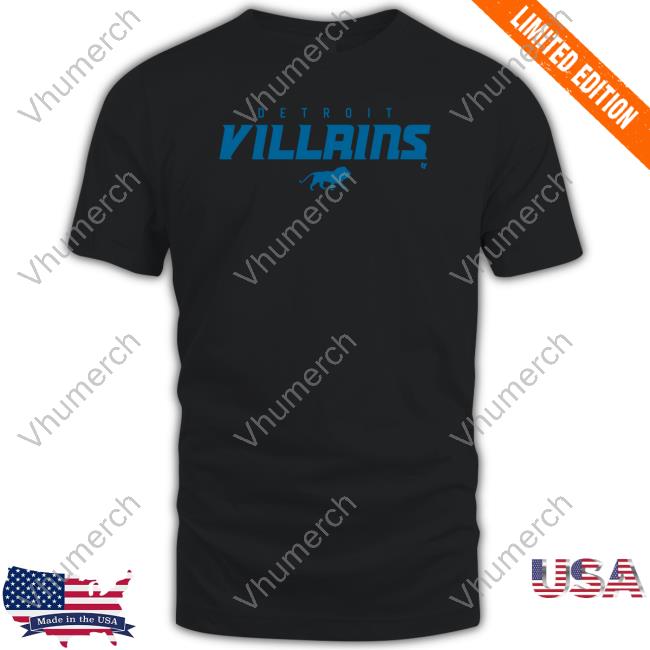Official Detroit Villains Shirt