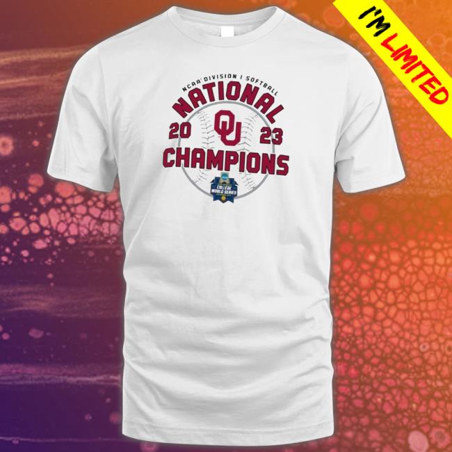 Official Oklahoma Sooners 2023 Ncaa Softball Women’S College World Series Champions shirt, hoodie, tank top, sweater and long sleeve t-shirt