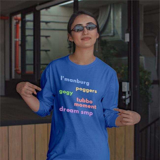 I'manburg Poggers Gogy Tubbo Moment Dream Smp Shirt Mcyt Burner