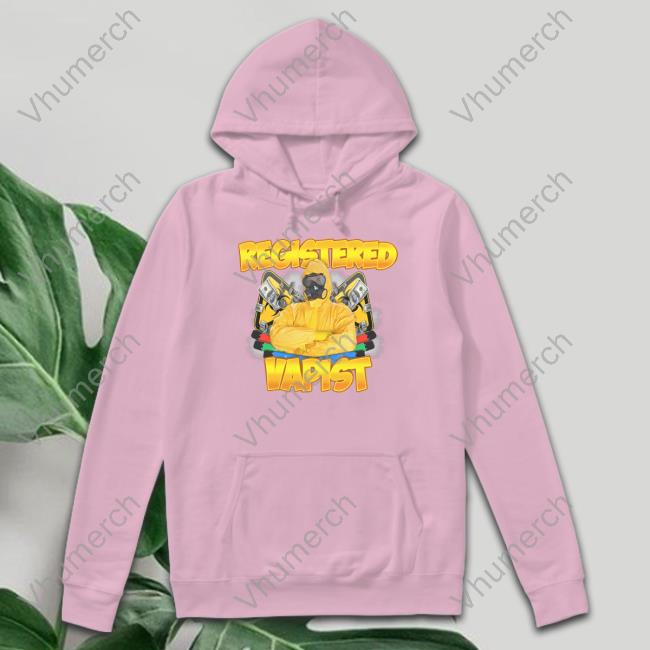 Designedbytheboys Store Registered Vapist Hooded Sweatshirt