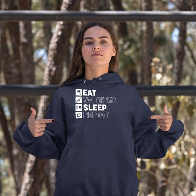 Soar WestJett Black Eat Valorant Sleep Repeat Shirt