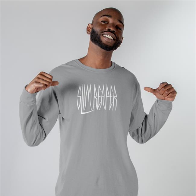 Kevin Durant Slim Reaper Long Sleeve Tee Shirt Nets Kingdom Kevin Durant Slim Reaper T Shirts Slam