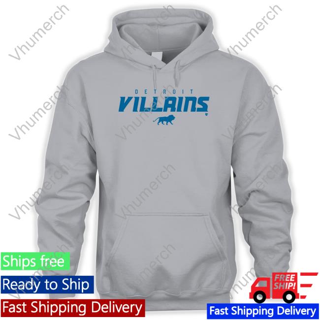 Detroit Villains Shirts Detroit Villains Hooded Sweatshirt