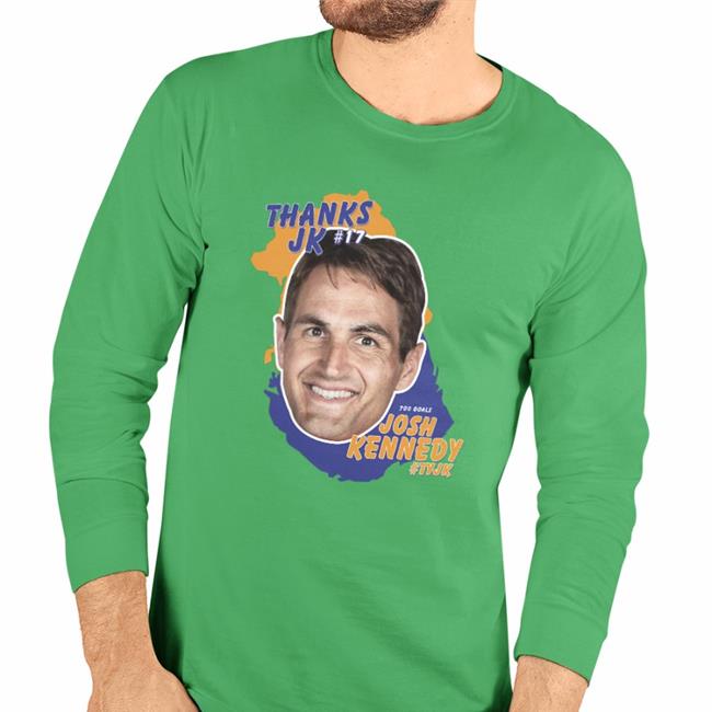 Triplemperth Thanks Jk 17 700 Goals Josh Kennedy Tyjk Hoodie Sweatshirt West Coast Eagles