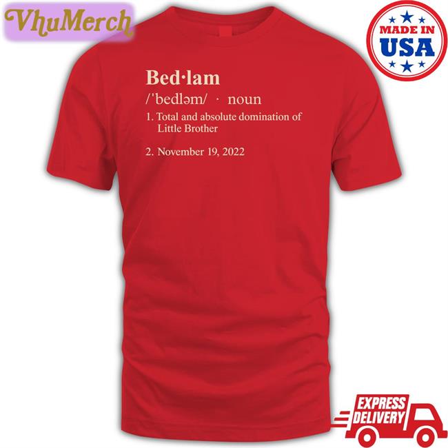 Barstool Sports Merch Bedlam Definition Tees Barstool U
