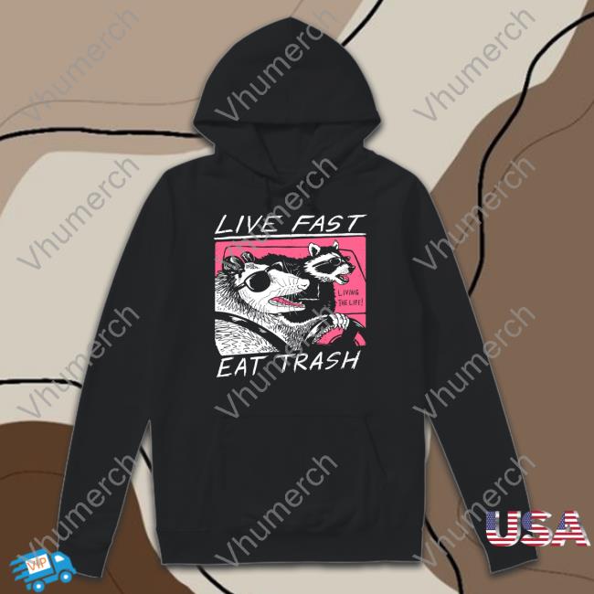Wicked Clothes Merch Live Fast Eat Trash T-Shirt