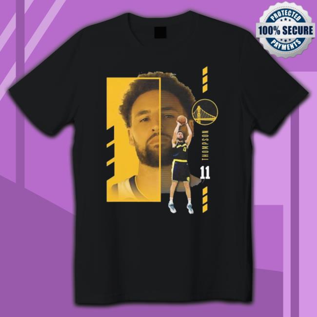 Klay Thompson Royal Golden State Warriors Jump Pass T- shirt