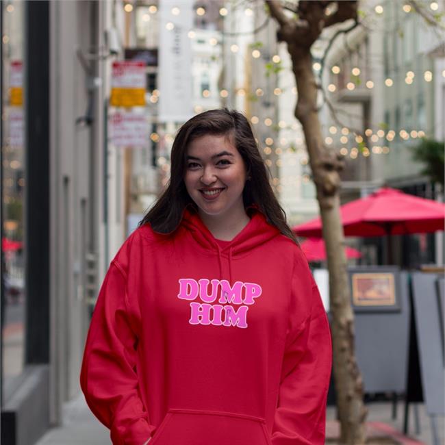 Chey Wearing Dump Him Tee Shirt Thattxkid