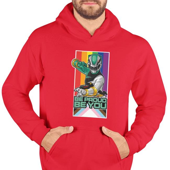 Power Rangers Be Proud Be You Pride Soft Hoodie Ranger Nation The Trevor Project