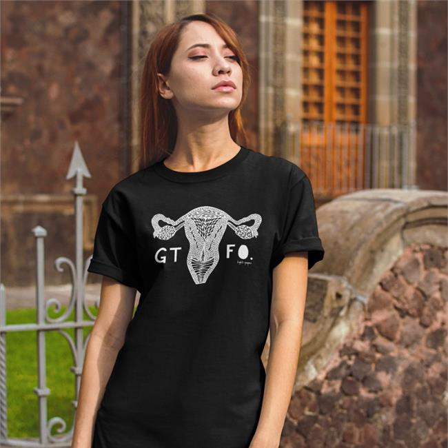 Gtfo Uterus Tee Light And Paper