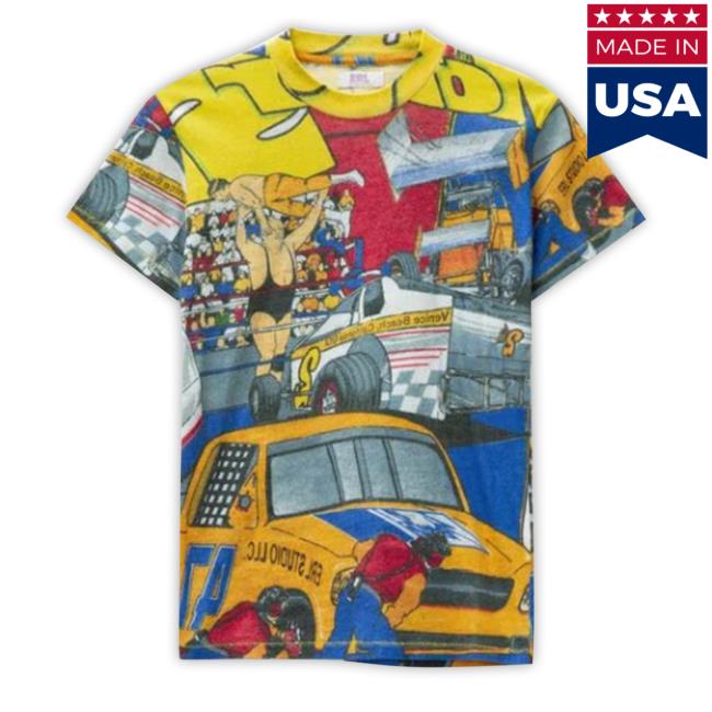 Official Blue Unisex All-Over Print Knitted T Shirt