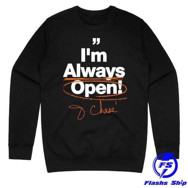 7Collection Merch Store I'm Always Open Tee Shirt