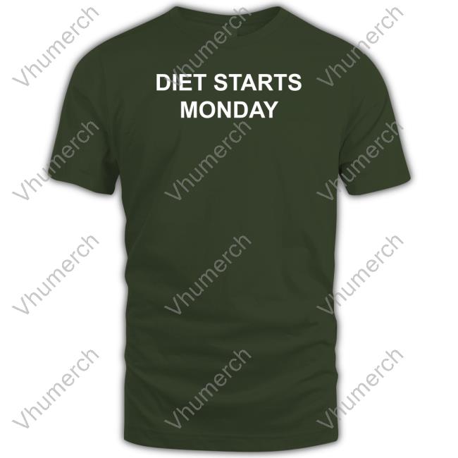 Curtis Woodhouse Diet Starts Monday T Shirt Curtis Woodhouse Diet Starts Monday Shirt