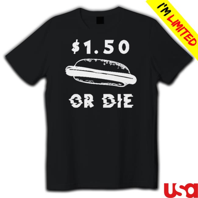Official Hot Dog Large Logo Of Costco Dollar Fifty Hoodie