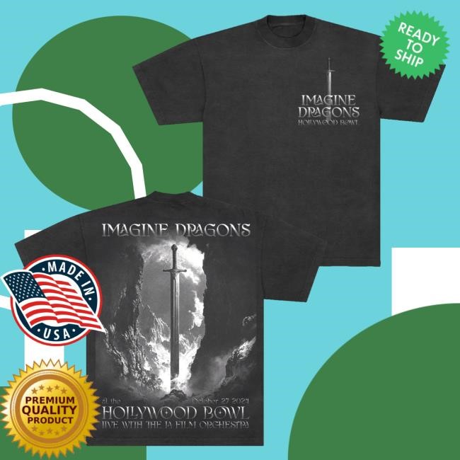 Imagine Dragons Merch Hollywood Bowl Sword Event Long Sleeve Shirt