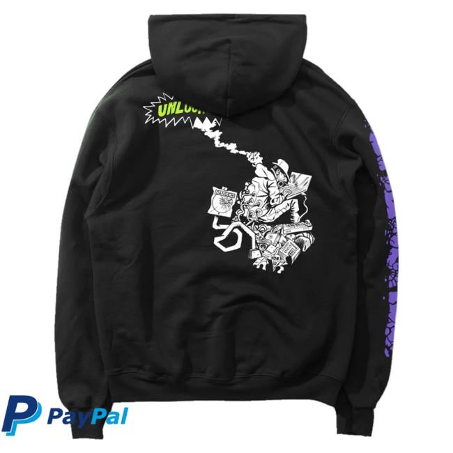 Official Loma Vista Recordings Merch Denzel Curry Unlocked Pullover Hoodie