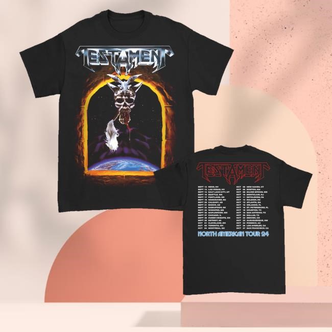 Official Trending Testament Legions Legacy New Order 2024 Tour Tee
