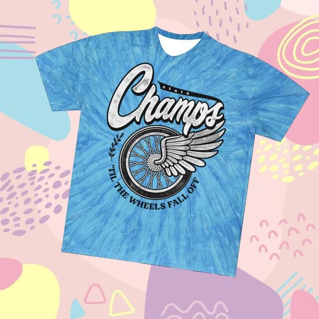 Statechamps Merch Wheels Tie Dye Tee