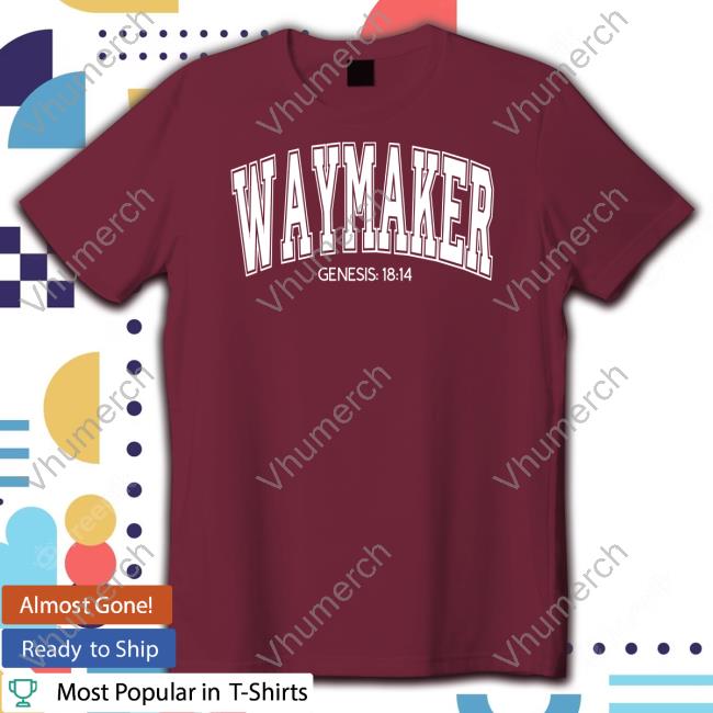 Adelaide White Waymaker Genesis 18:14 Tee
