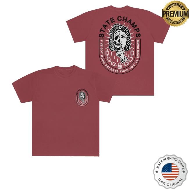 Statechamps Merch Store Shop Secrets Crimson Sweater