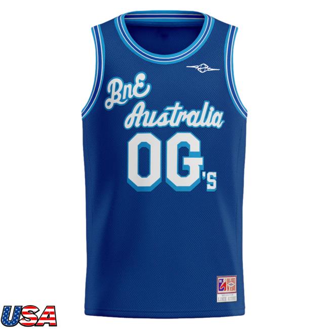 Official Merchbar Bliss n Eso Bne Aus Jersey Blue Top Shirt Merch Bar