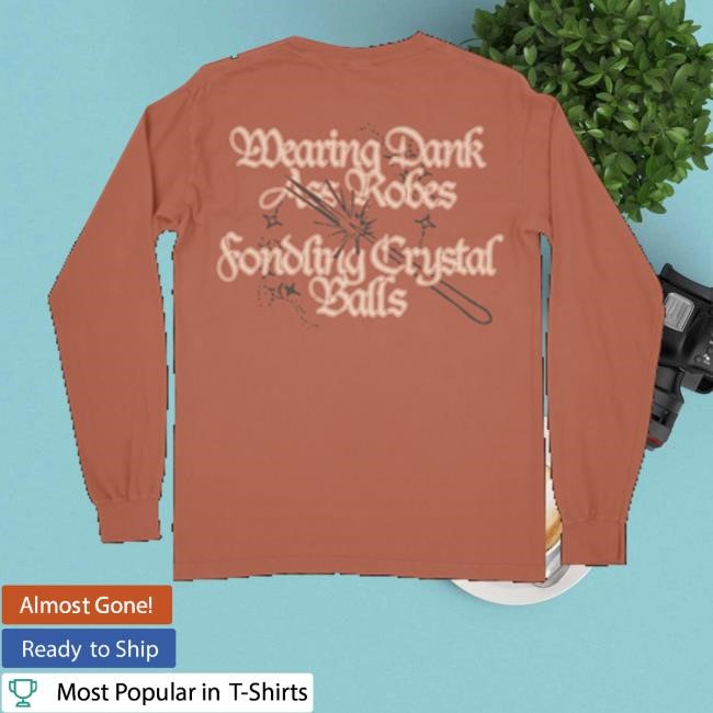 Mulock Fall "Talking 'Bout Magic Boy" Wearing Dank Ass Robes Fondling Crystal Balls Zip Hoodie Carter Vail Merch Store Warlock Fall