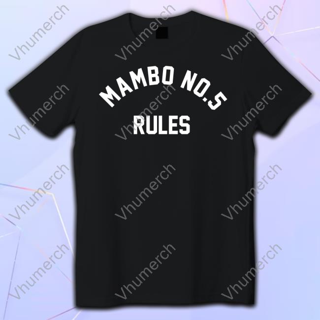 Eric D Mambo No 5 Rules Tank Top