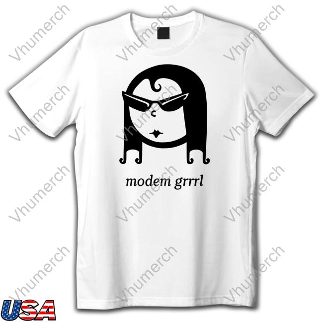 Boingboing Modem Grrrl Shirt