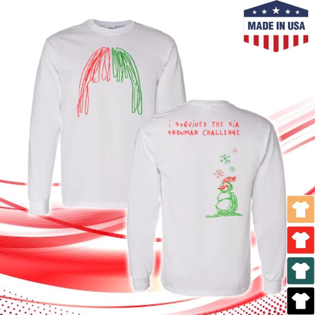 Trending Sia Music Merch Store Snowman Unisex Sweatshirt Siamusic Shop
