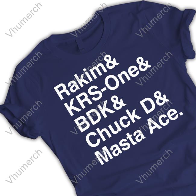 Rakim Krs-One Bdk Chuck D Masta Ace Hoodie Jerry Parsons