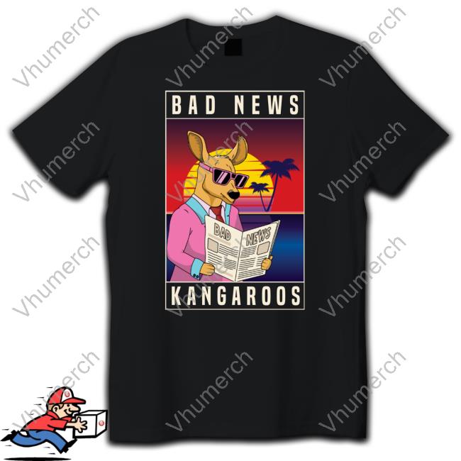 Bad News Kangaroo Bnk Retro Tee Shirt