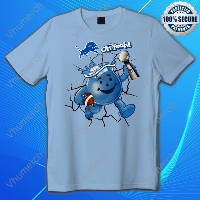 Sidestreetsigns Merch Detroit Kool Aid Lions Oh Yeah T Shirt