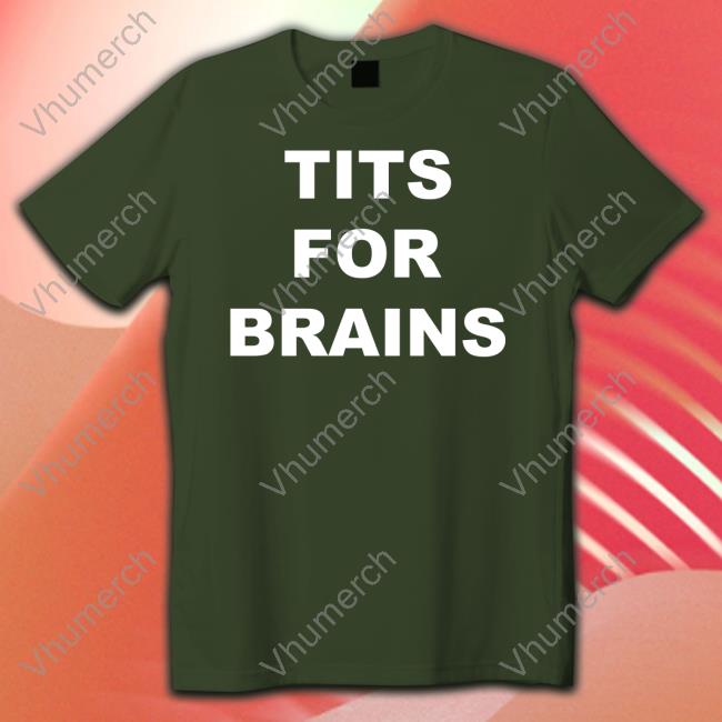 Doomsday Bimbo Wearing Tits For Brain Tee Shirt Ogbff Store