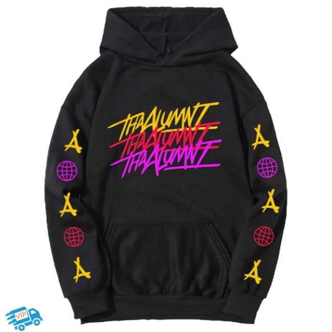 Alumni Clothing Merch Alumni Global Hoodie Black Hoodie