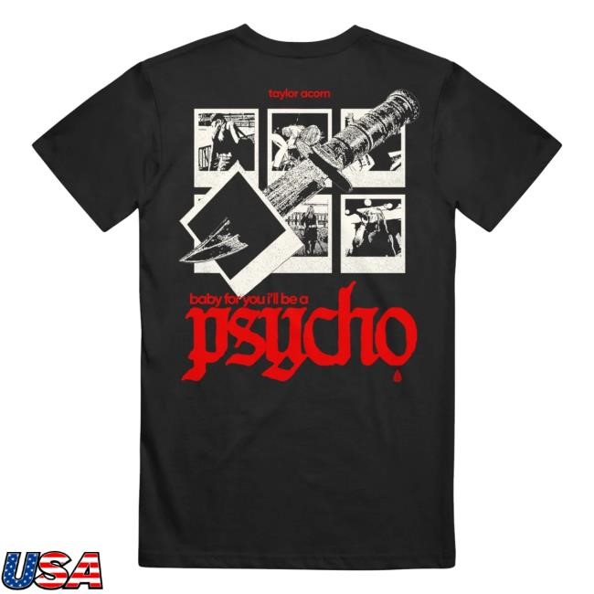 Taylor Acorn Merch Shop Store Psycho Dagger Lack Tee